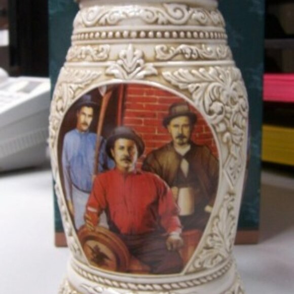 Anheuser-Busch Budweiser 1998 Membership Stein Old World Heritage CB7 MIB - Picture 1 of 4